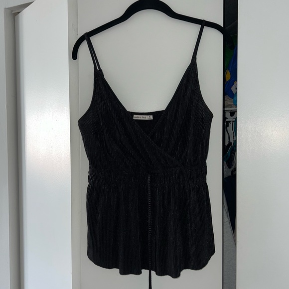 Abercrombie Black Shiny Tank M - Picture 1 of 8